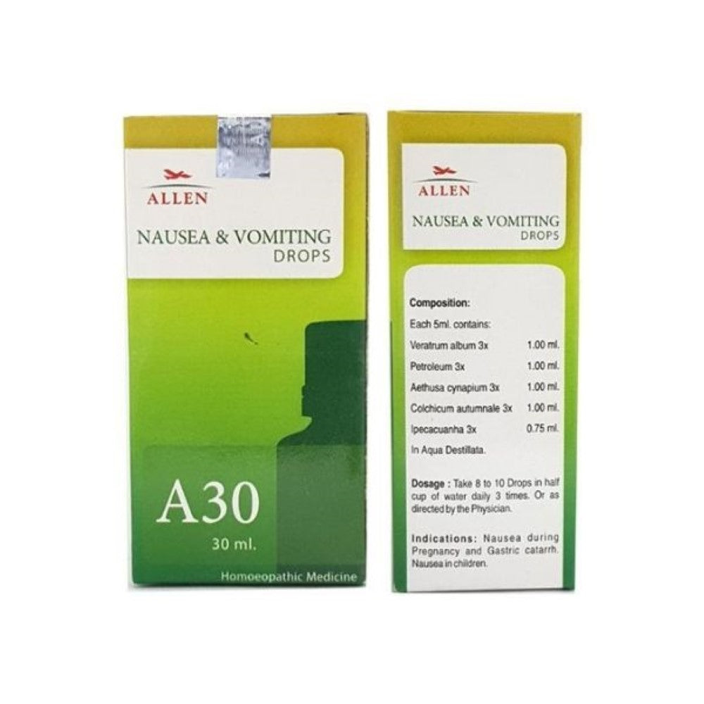 Allen A30 Nausea Drops 30 Ml Allenhyd