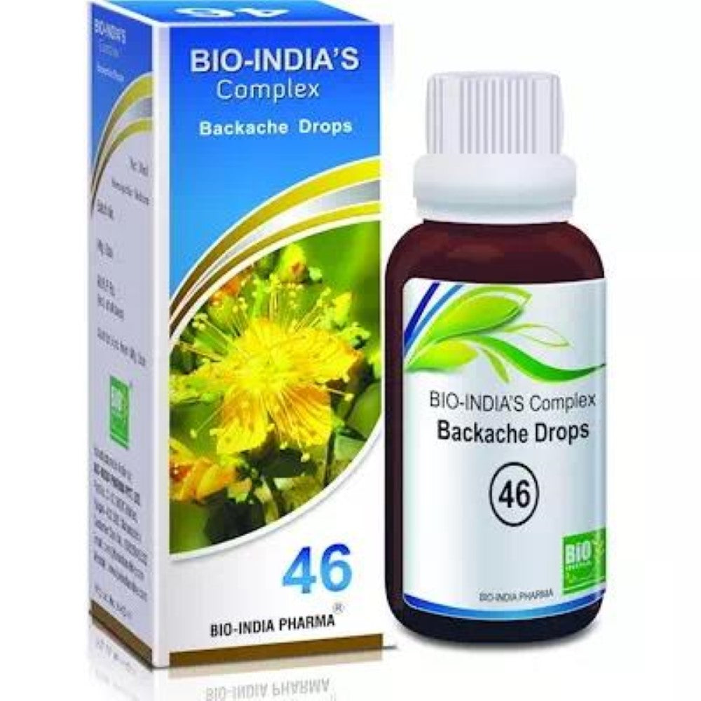 Bio India Complex No 46 Backache Drops 30 Ml Bioindia