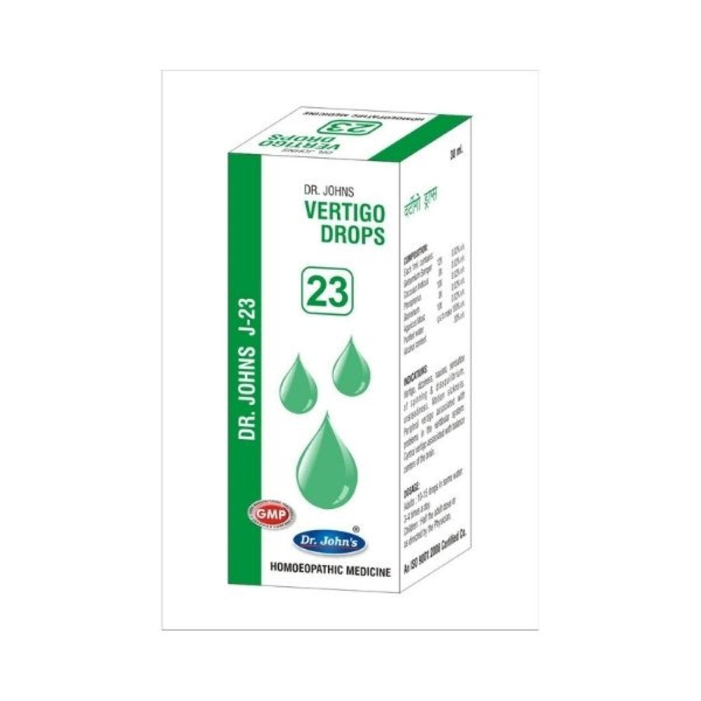 Dr Johns J 23 Vertigo Drops 30 Ml Johns