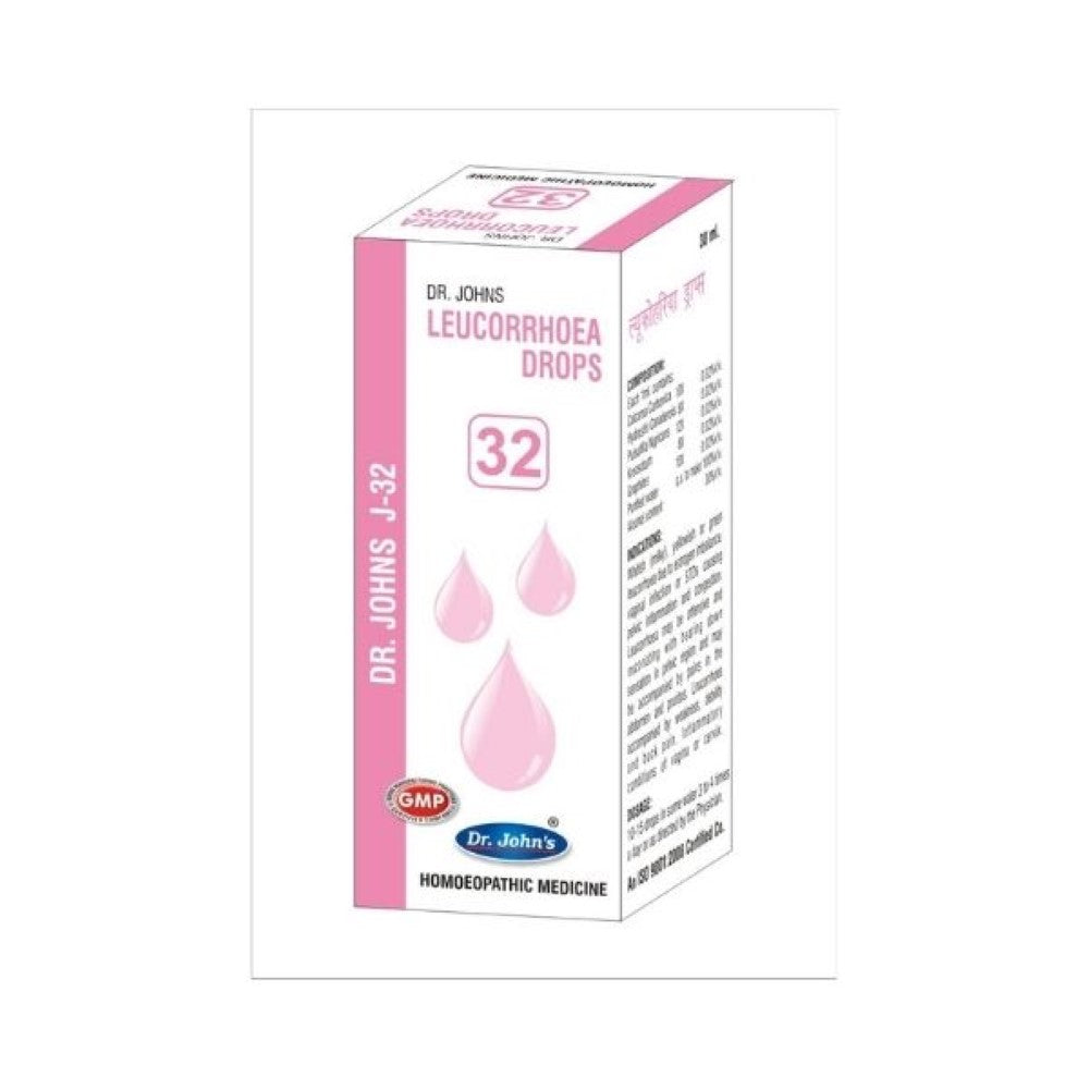 Dr Johns J 32 Leucorrhoea Drops 30 Ml Johns