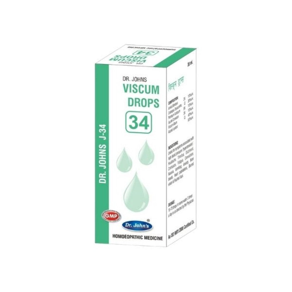 Dr Johns J 34 Viscum Drops 30 Ml Johns
