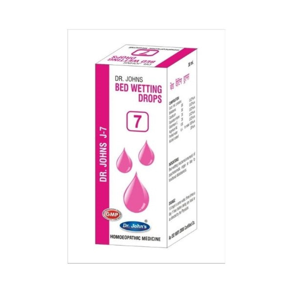 Dr Johns J 7 Bed Wetting Drops 30 Ml Johns