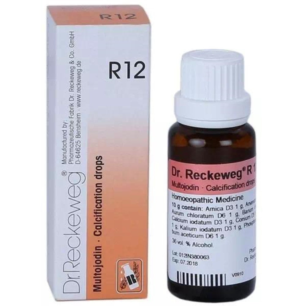 Dr Reckeweg R 12 Calcification 22 Ml Reckeweg