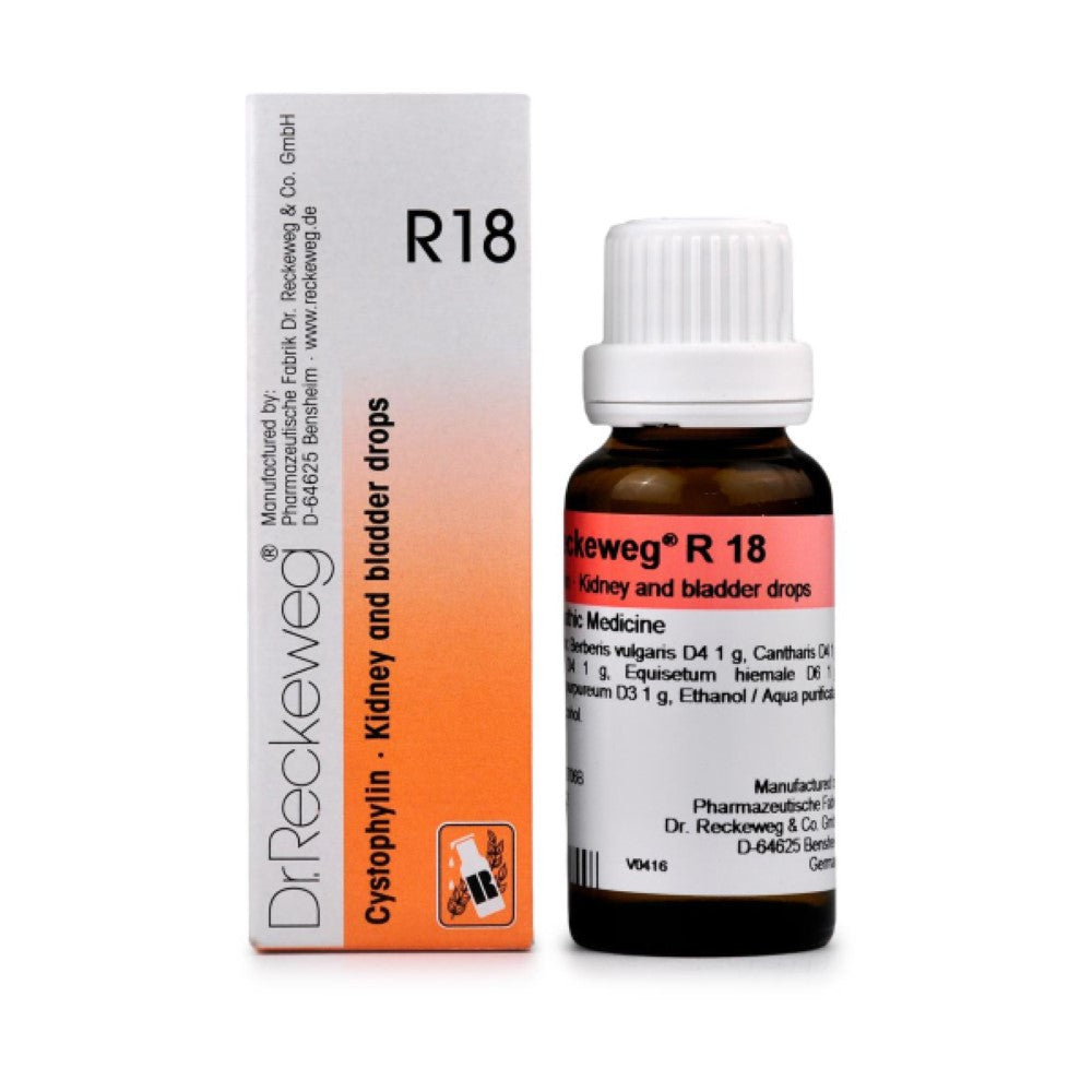 Dr Reckeweg R 18 Kidney & Bladder 22 Ml Reckeweg