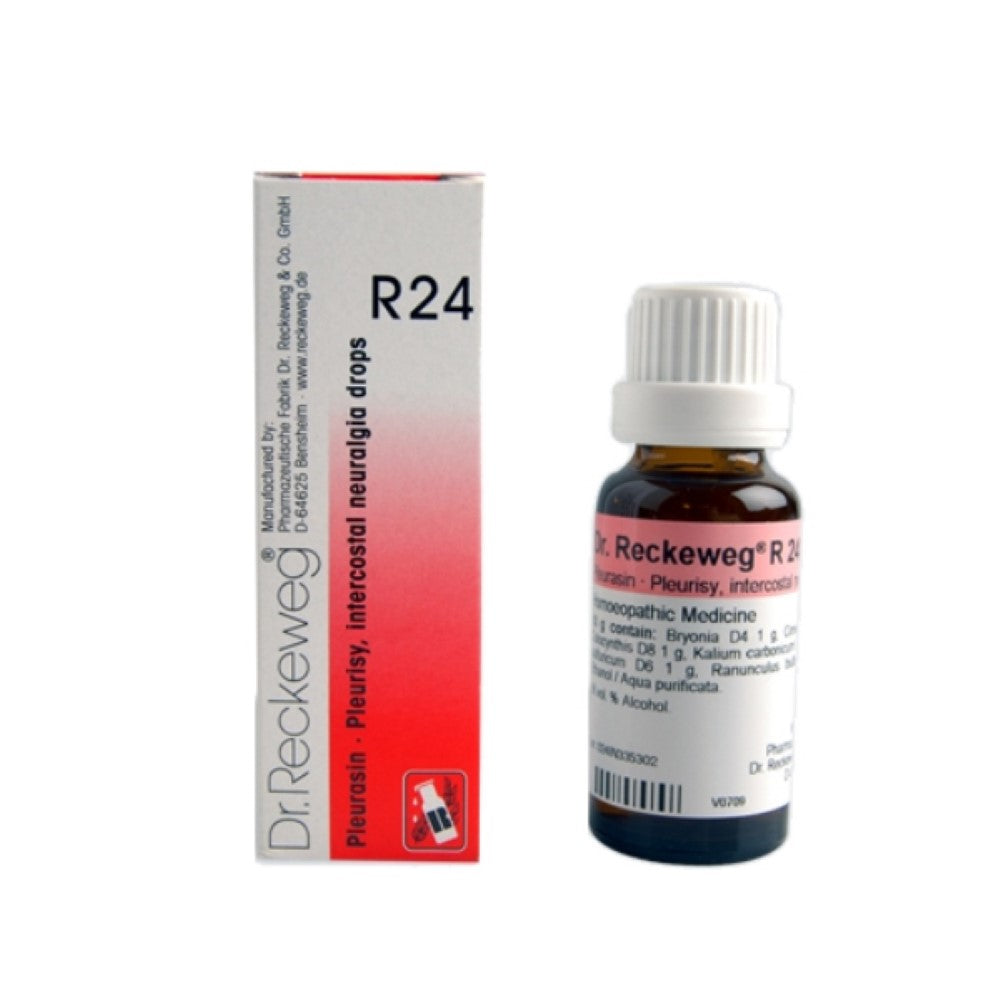 Dr Reckeweg R 24 Pleurisy,Intercostal Neuralgia 22 Ml Reckeweg