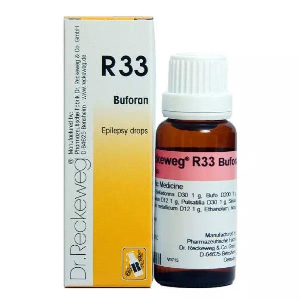 Dr Reckeweg R 33 Epilepsy 22 Ml Reckeweg