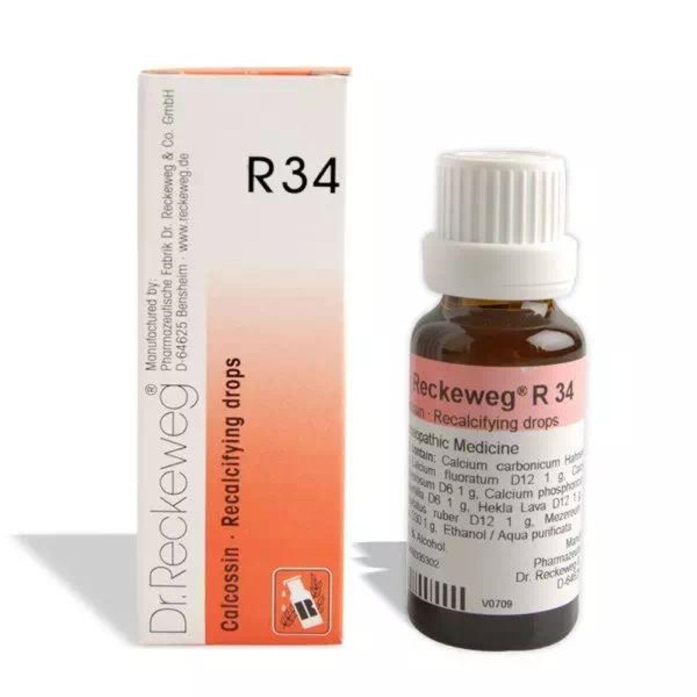 Dr Reckeweg R 34 Recalcifying 22 Ml Reckeweg