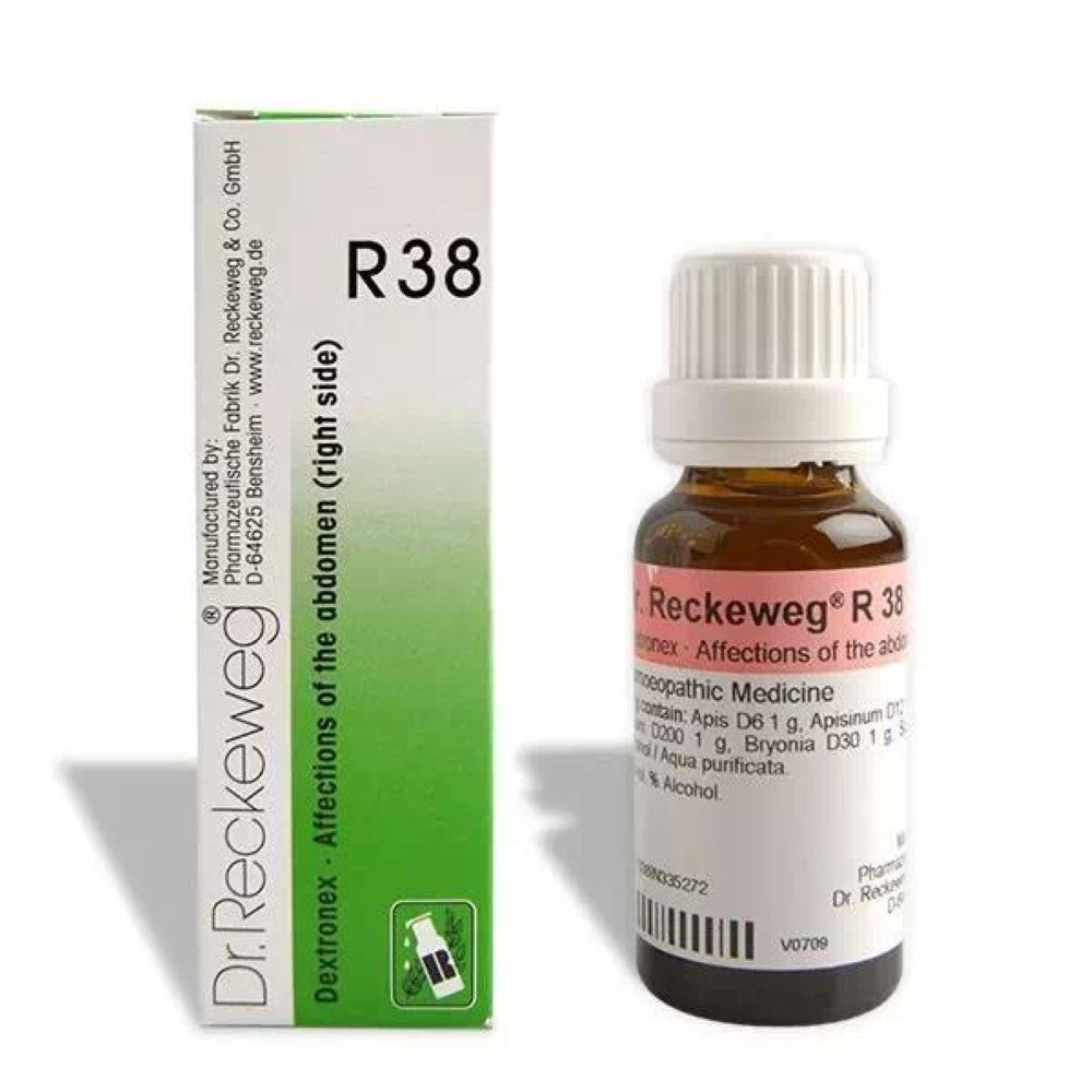 Dr Reckeweg R 38 Biotherapeutic (Right Side) 22 Ml Reckeweg