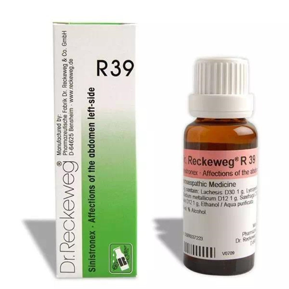 Dr Reckeweg R 39 Biotherapeutic (Left Side) 22 Ml Reckeweg