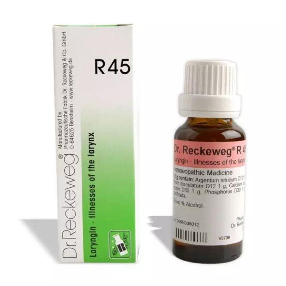 Dr Reckeweg R 45 Iinesses Larynx 22 Ml Reckeweg