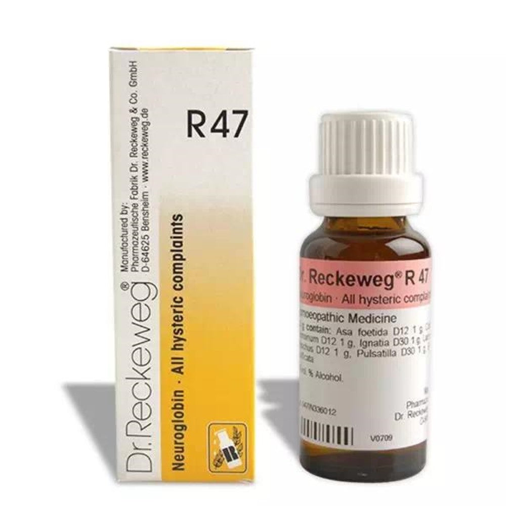 Dr Reckeweg R 47 All Hysteric Complaints 22 Ml Reckeweg