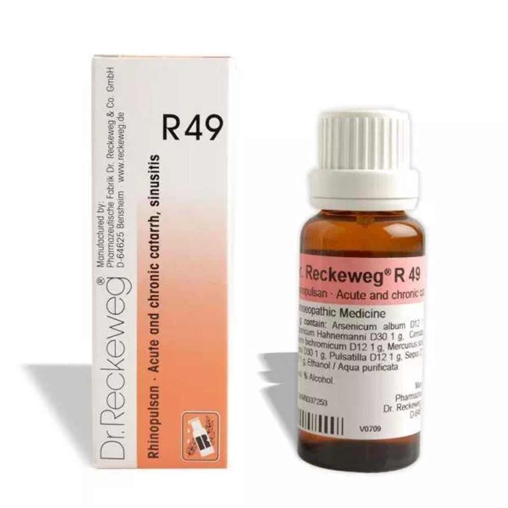 Dr Reckeweg R 49 Acute,Chronic Catarrh 22 Ml Reckeweg
