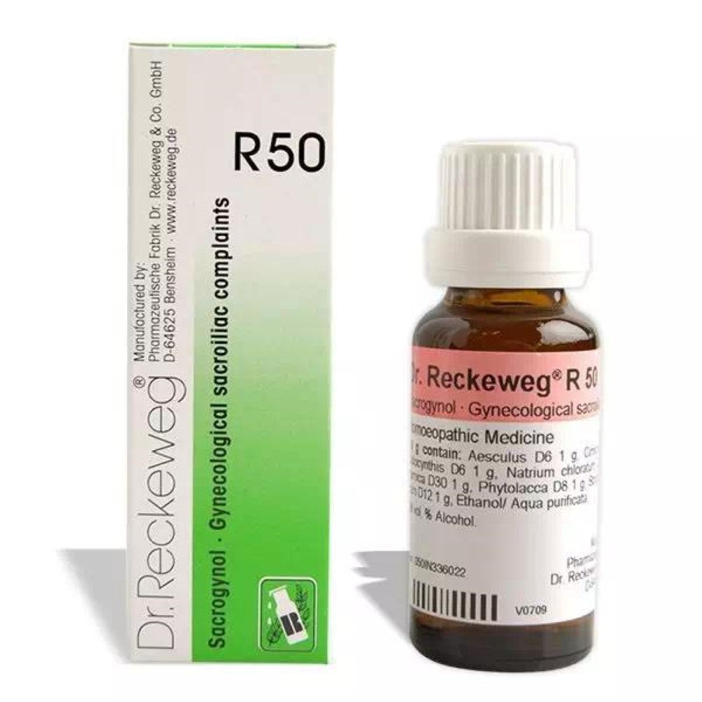 Dr Reckeweg R 50 Gynecological Sacroiliac 22 Ml Reckeweg