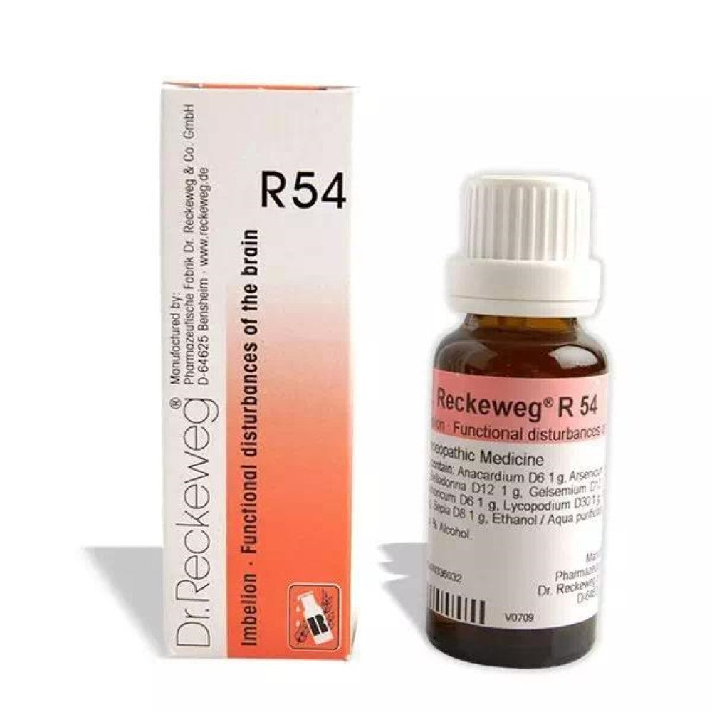 Dr Reckeweg R 54 Functional Disturbances Brain 22 Ml Reckeweg