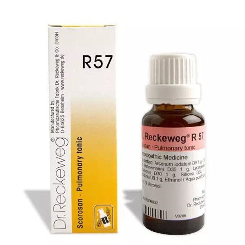 Dr Reckeweg R 57 Pulmonary Tonic 22 Ml Reckeweg