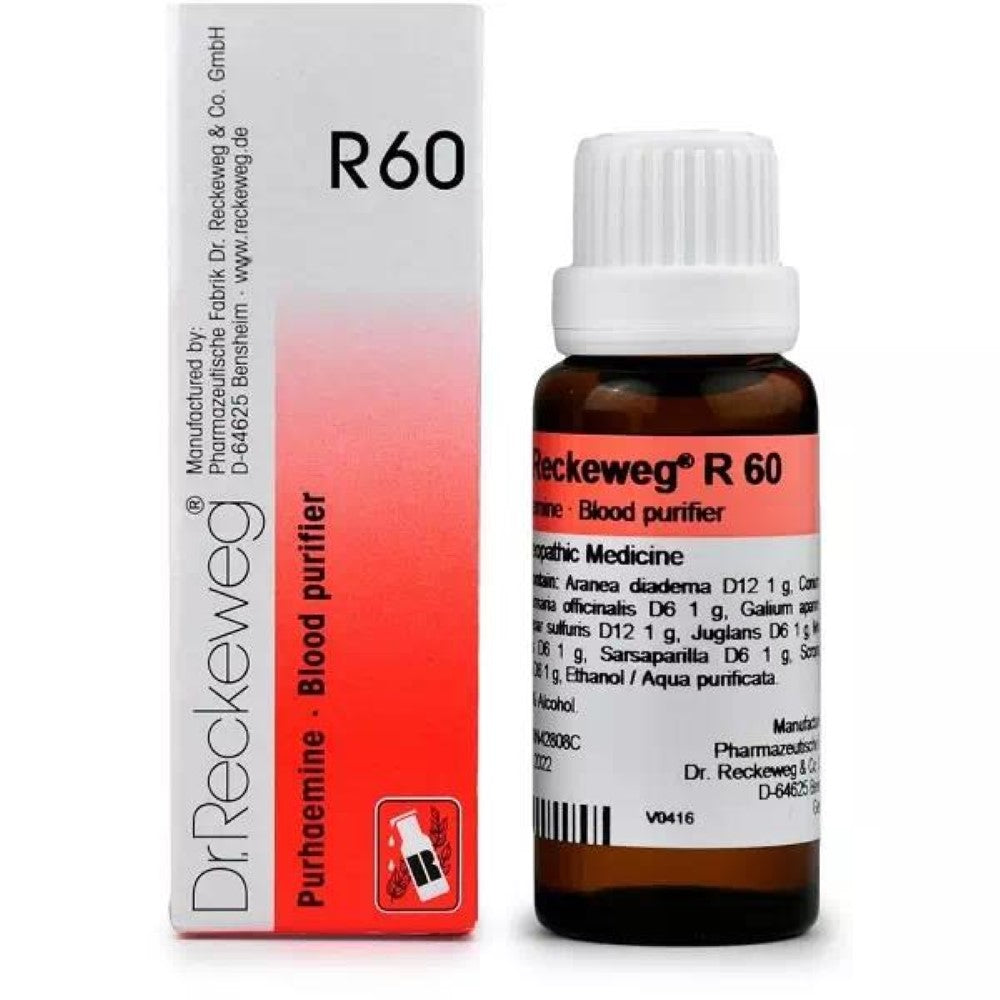Dr Reckeweg R 60 Blood Purifier 22 Ml Reckeweg