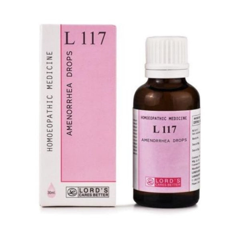 Lords L 117 Dysmenorrhea Amenorrhea Dros 30 Ml Lords