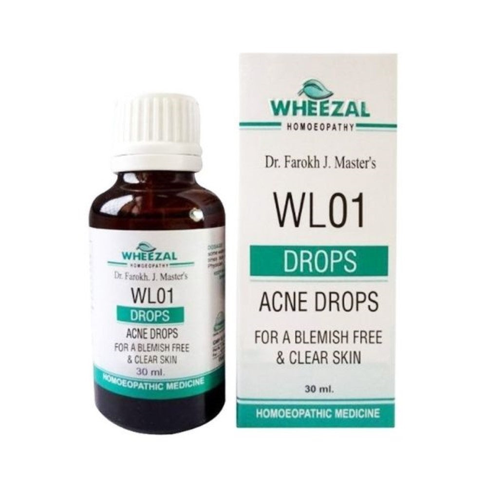 Wl Drops No 01 Acne Drops 30 Ml Wheezal