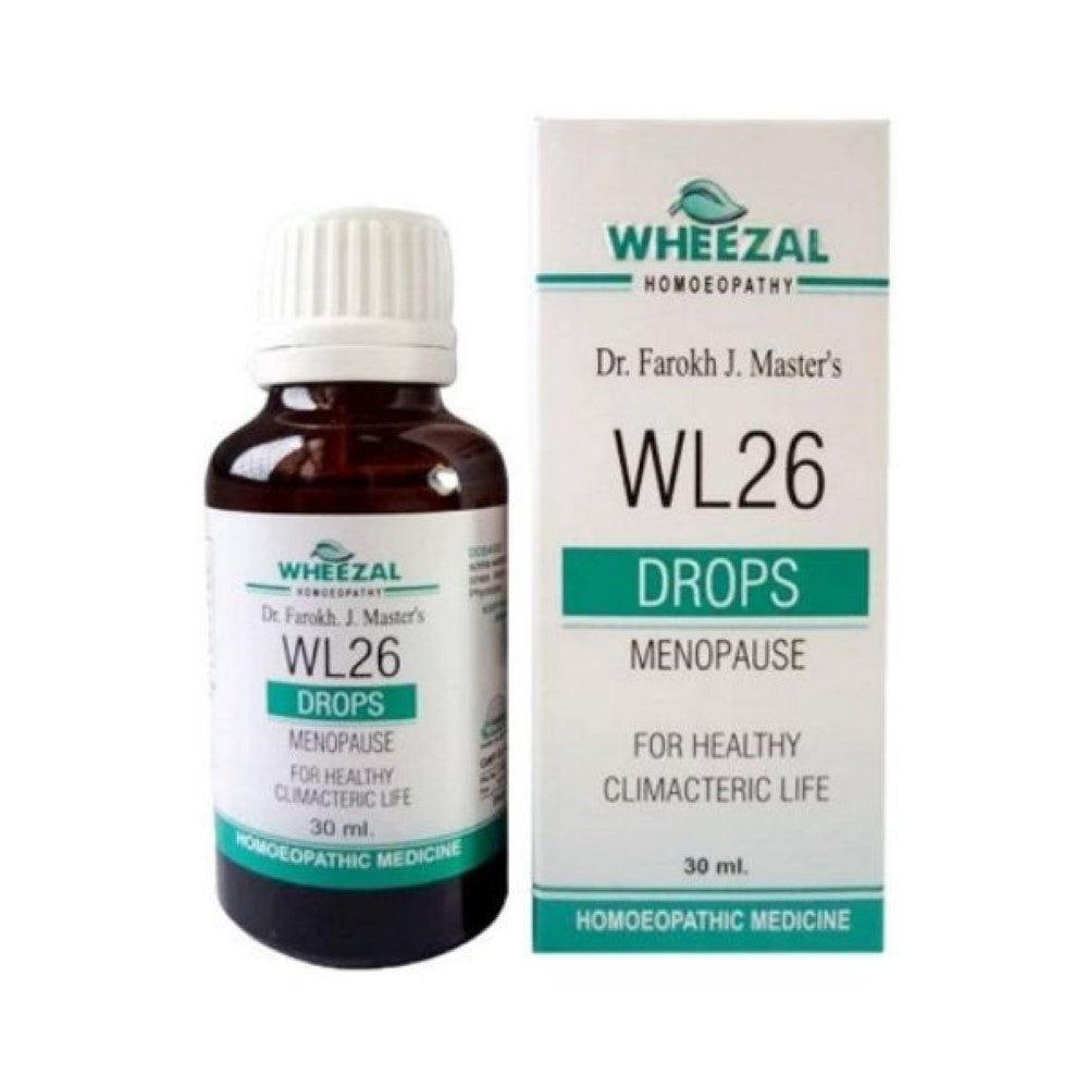 Wl Drops No 26 Menopause Drops 30 Ml Wheezal