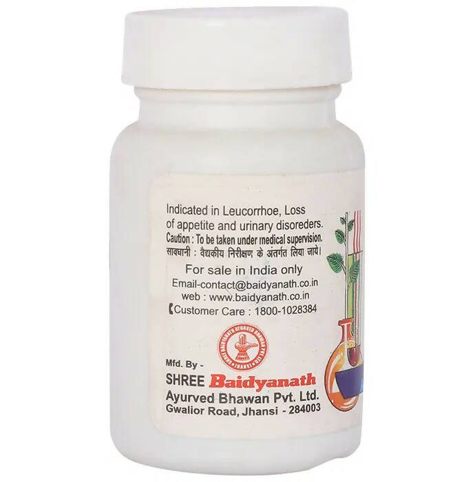 Baidyanath Jhansi Pradarantak Ras Tablets