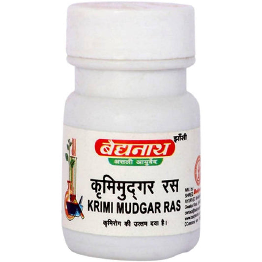 Baidyanath Jhansi Krimi Mudgar Ras Tablets