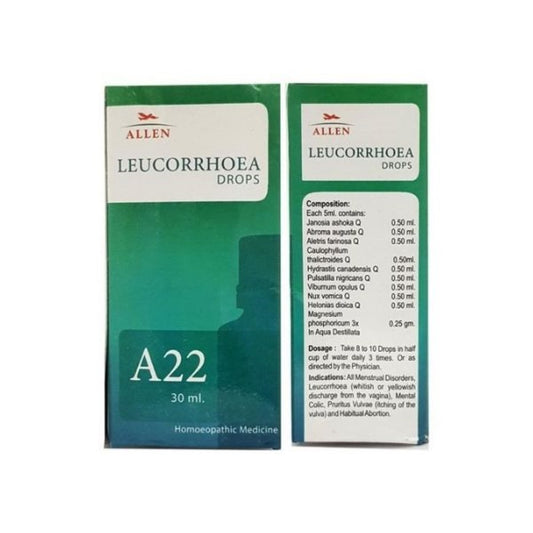 Allen A22 Leucorrhoea 30 Ml Allenhyd
