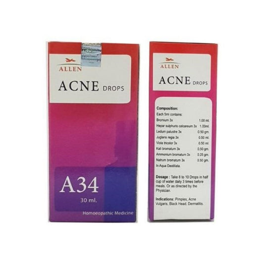 Allen A34 Acne 30 Ml Allenhyd
