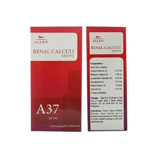 Allen A37 Renal Calculi Drops 30 Ml Allenhyd