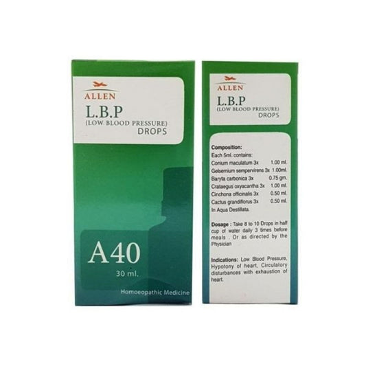 Allen A40 Low Bllod Pressure 30 Ml Allenhyd
