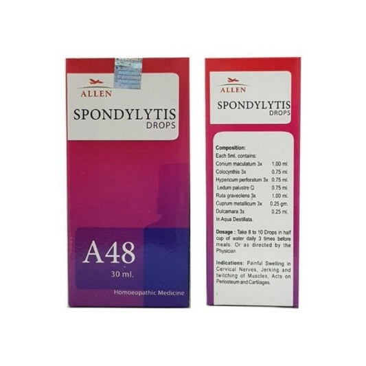 Allen A48 Spondolytis Drops 30 Ml Allenhyd