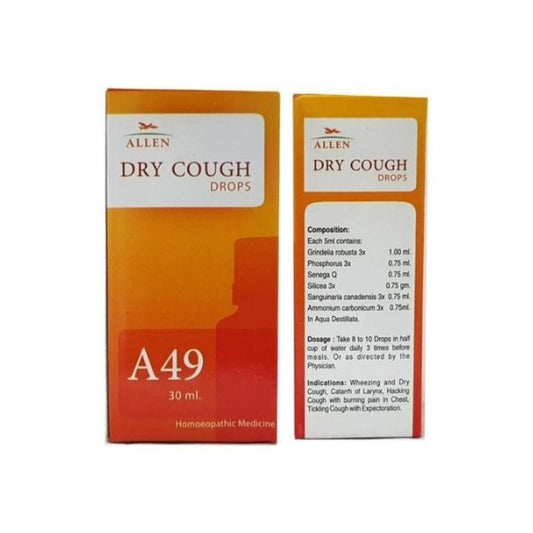 Allen A49 Dry Cough Drops 30 Ml Allenhyd