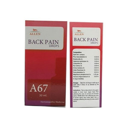 Allen A67 Back Pain 30 Ml Allenhyd