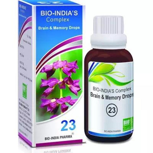 Bio India Complex No 23 Brain & Memory Drops 30 Ml Bioindia