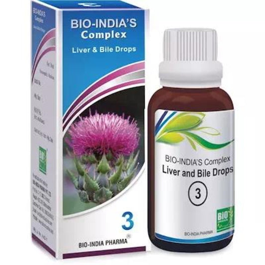 Bio India Complex No 3 Hepasin Liver,Bile 30 Ml Bioindia