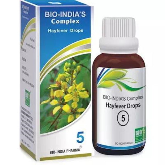 Bio India Complex No 5 Herballerg Hayfever 30 Ml Bioindia