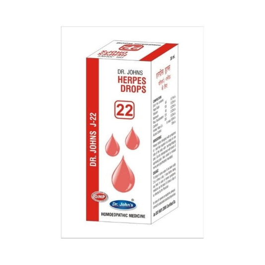 Dr Johns J 22 Herpes Drops 30 Ml Johns