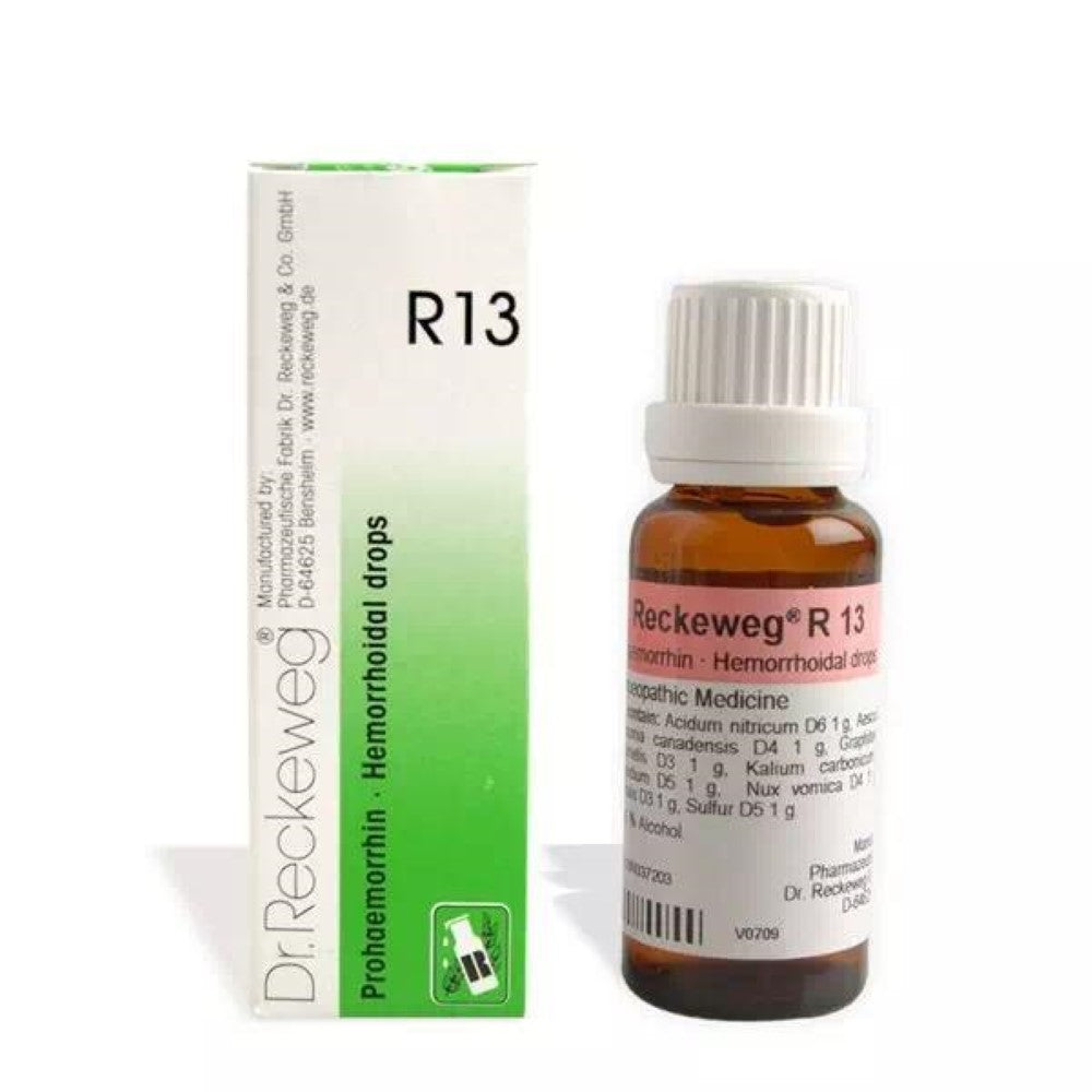 Dr Reckeweg R 13 Hemorrhoidal 22 Ml Reckeweg