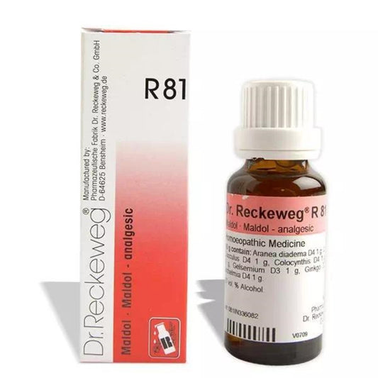Dr Reckeweg R 81 Maldol Analgesic 22 Ml Reckeweg
