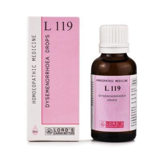 Lords L 119 Dysmenorrhoea Drops 30 Ml Lords