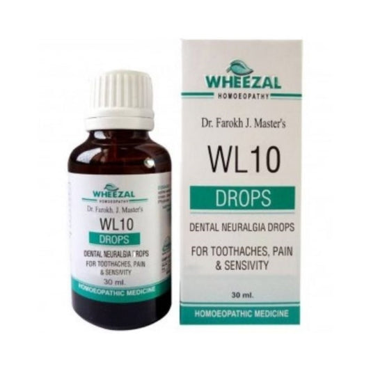 Wl Drops No 10 Dental Neuralgia Drops 30 Ml Wheezal