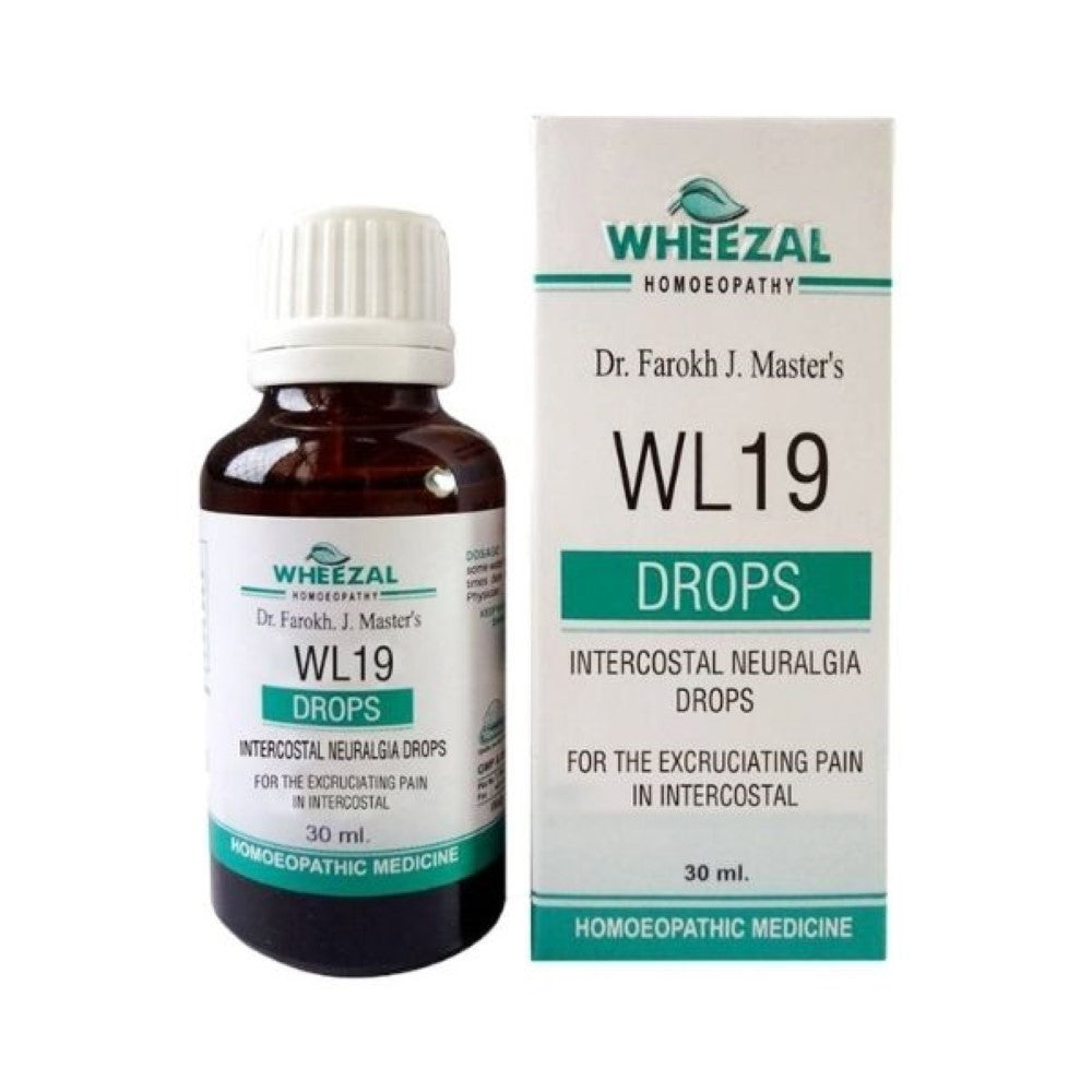 Wl Drops No 19 Intercostal Neuralgia Drops 30 Ml Wheezal