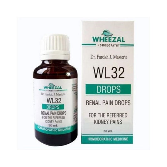 Wl Drops No 32 Renal Pain Drops 30 Ml Wheezal
