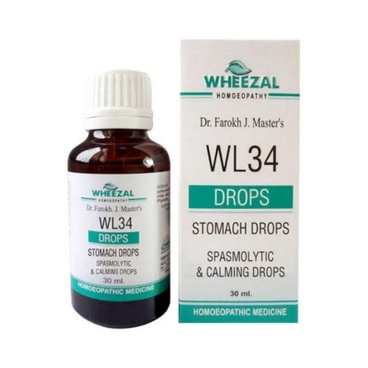 Wl Drops No 34 Stomach Drops 30 Ml Wheezal