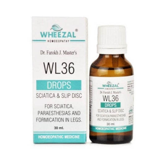 Wl Drops No 36 Sciatica & Slip Disc Drops 30 Ml Wheezal