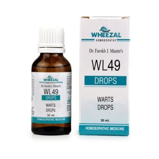 Wl Drops No 49 Warts Drops 30 Ml Wheezal