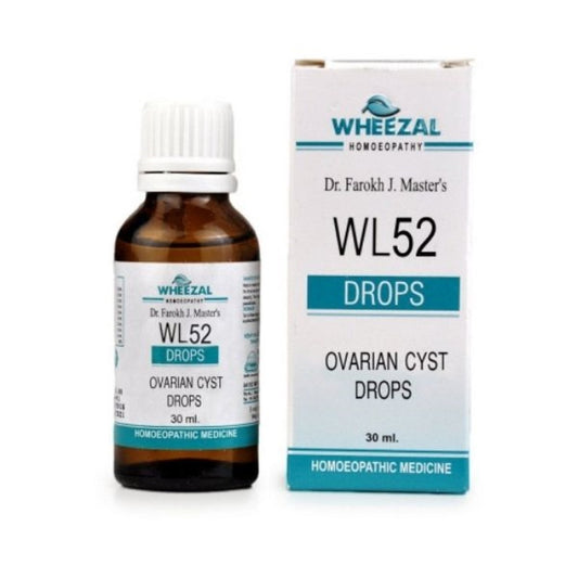 Wl Drops No 52 Ovarian Cyst Drops 30 Ml Wheezal